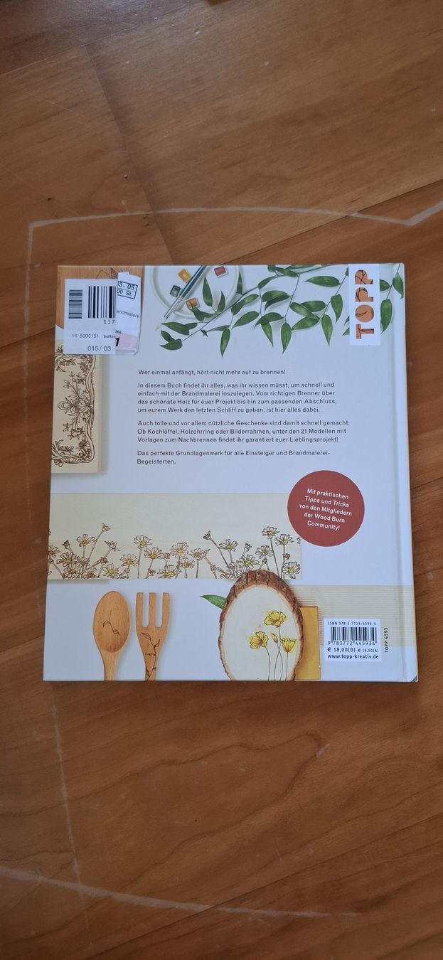 Bücher: Das grosse Buch der Brandmalerei + Vorlagen – Neu (gemäss Beschreibung) aus Wuppenau von Jaqueline 1