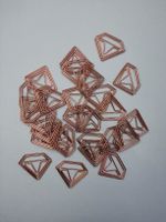 Büroklammern Diamantförmig, 27 Stück