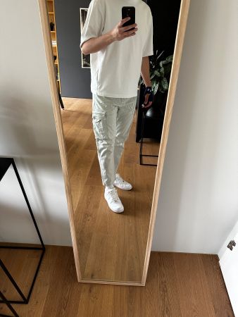 Zara Cargohose grün Gr. 42