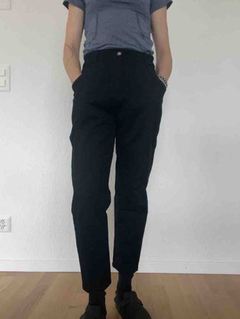 Bequeme Hose schwarz, Grösse S