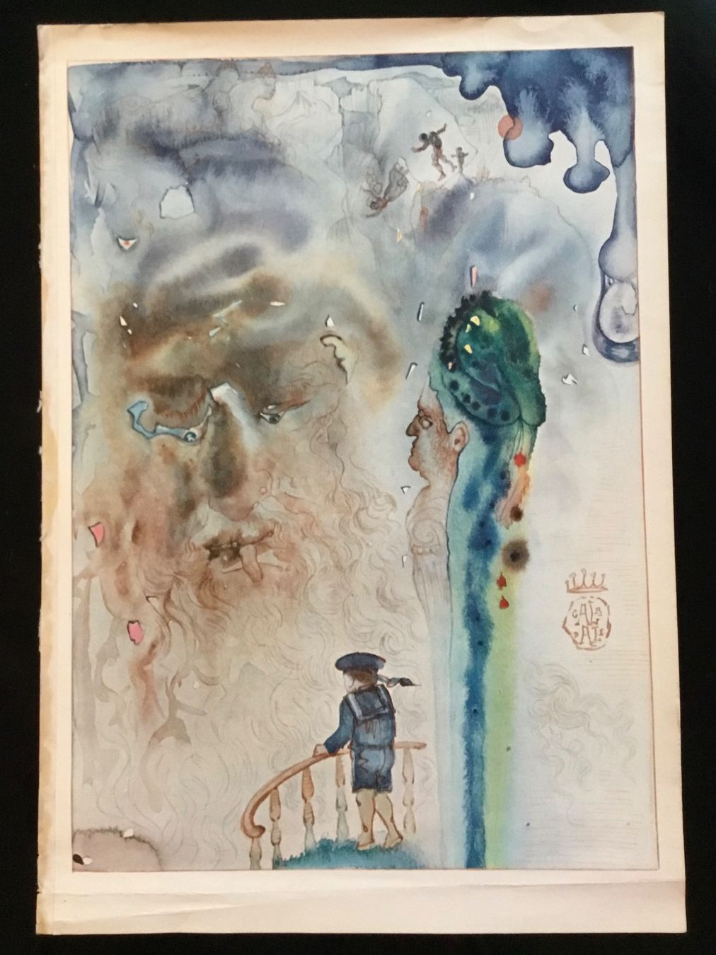 Grafiken & Lithographien: Salvador Dali Lithographie 1967 – Gebraucht aus Schlieren von Jeajet 1