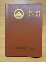 Betriebsvorschrift Saurer Geländegängige Lastwagen 3,5T 4...