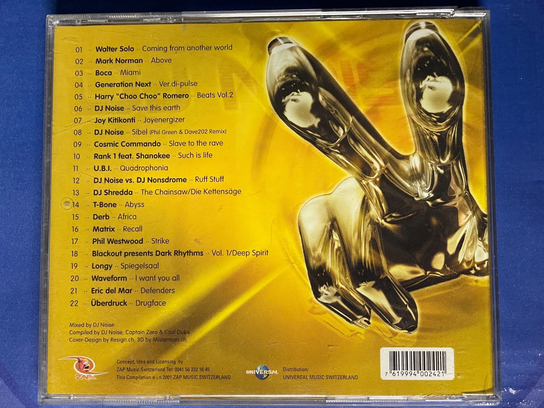 CD: DJ Noise - Count My Fingers – Usato da Muri b. Bern venduto da AdidasCollector 1