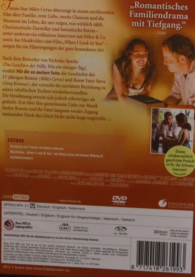 Tutti i DVDs: Mit Dir an meiner Seite – Usato da Luzern venduto da CONTENTI 2