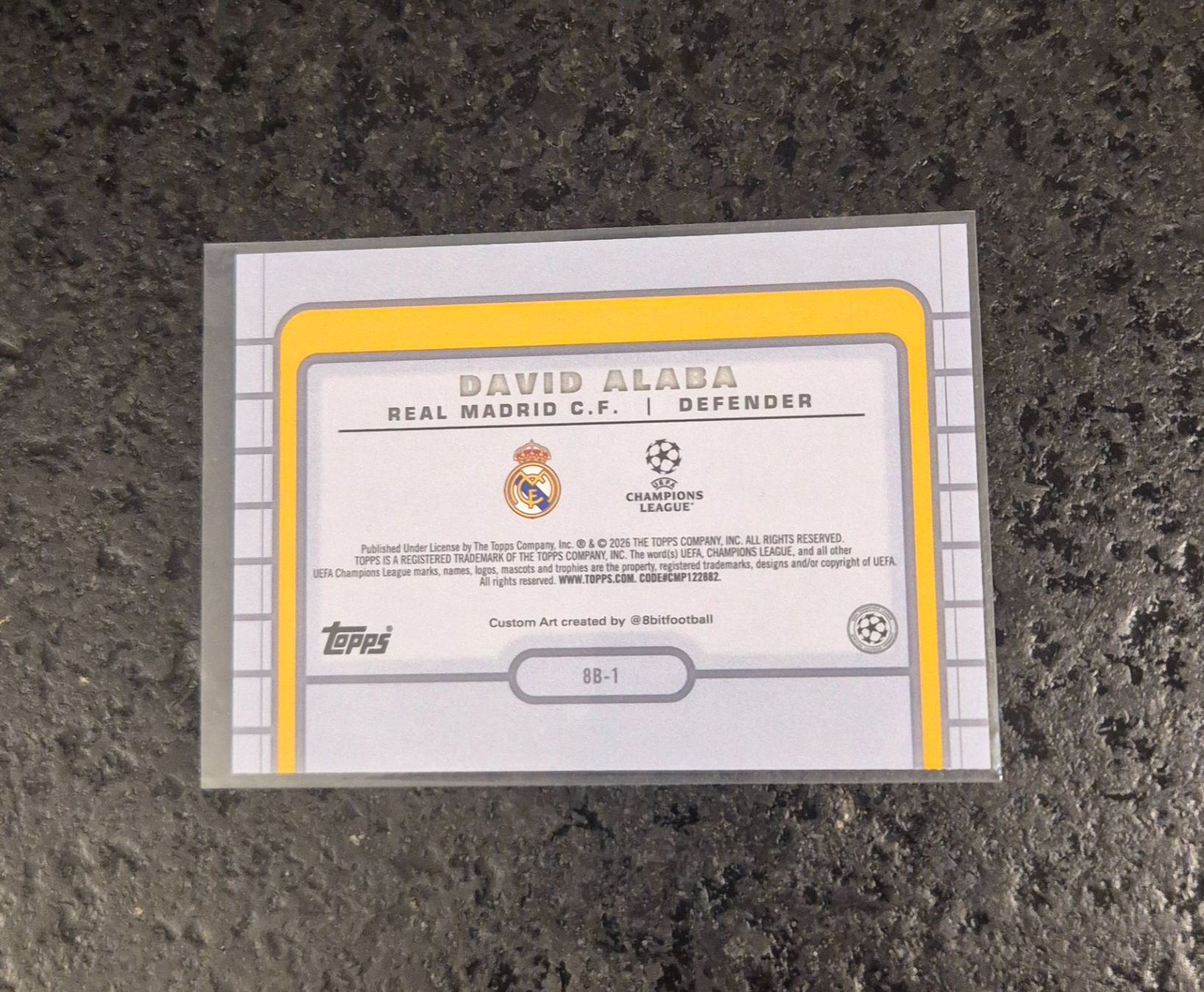Topps Carte collezionabili: David Alaba - 8 Bit - Real Madrid - Topps – Nuovo (secondo la descrizione) da Burg AG venduto da Danoe 1