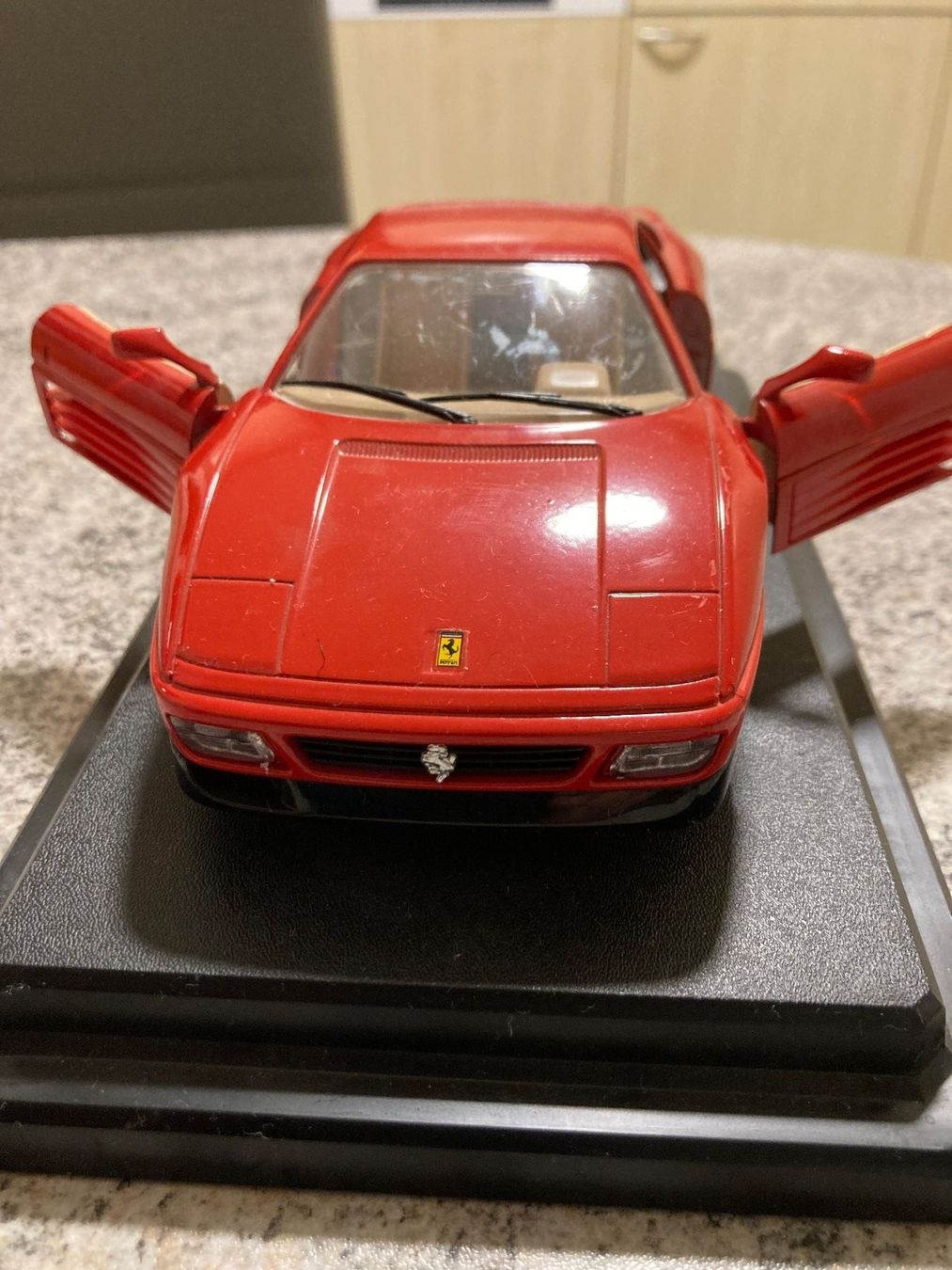 Ferrari Modellini d'auto: Modellauto Ferrari 348 tb (1989) – Usato da Mönchaltorf venduto da Tschibi 1