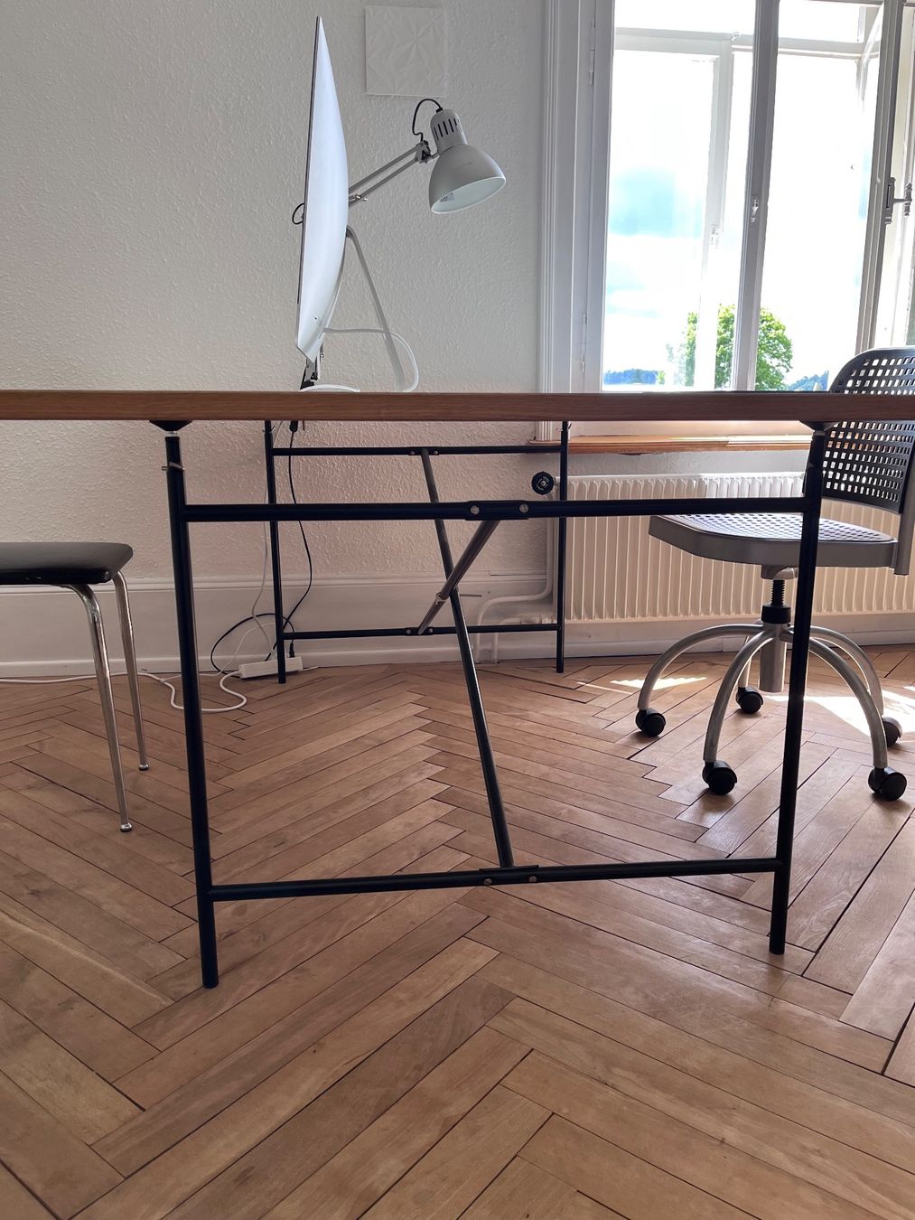 Richard Lampert Bureaux: Quadratischer Konferenztisch Eiermann von Richard Lampert – D'occasion à Luzern par kimbaey 5