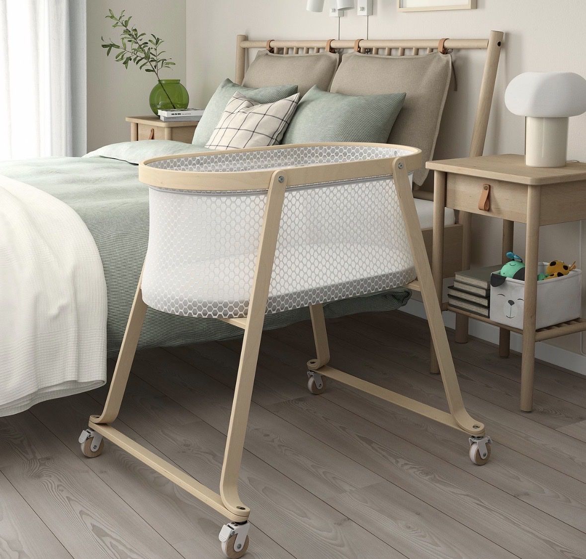 Ikea Culle: Stubenwagen/Beistellbett Ikea Älskvärd – Usato da Baar venduto da saelisilbaer 3