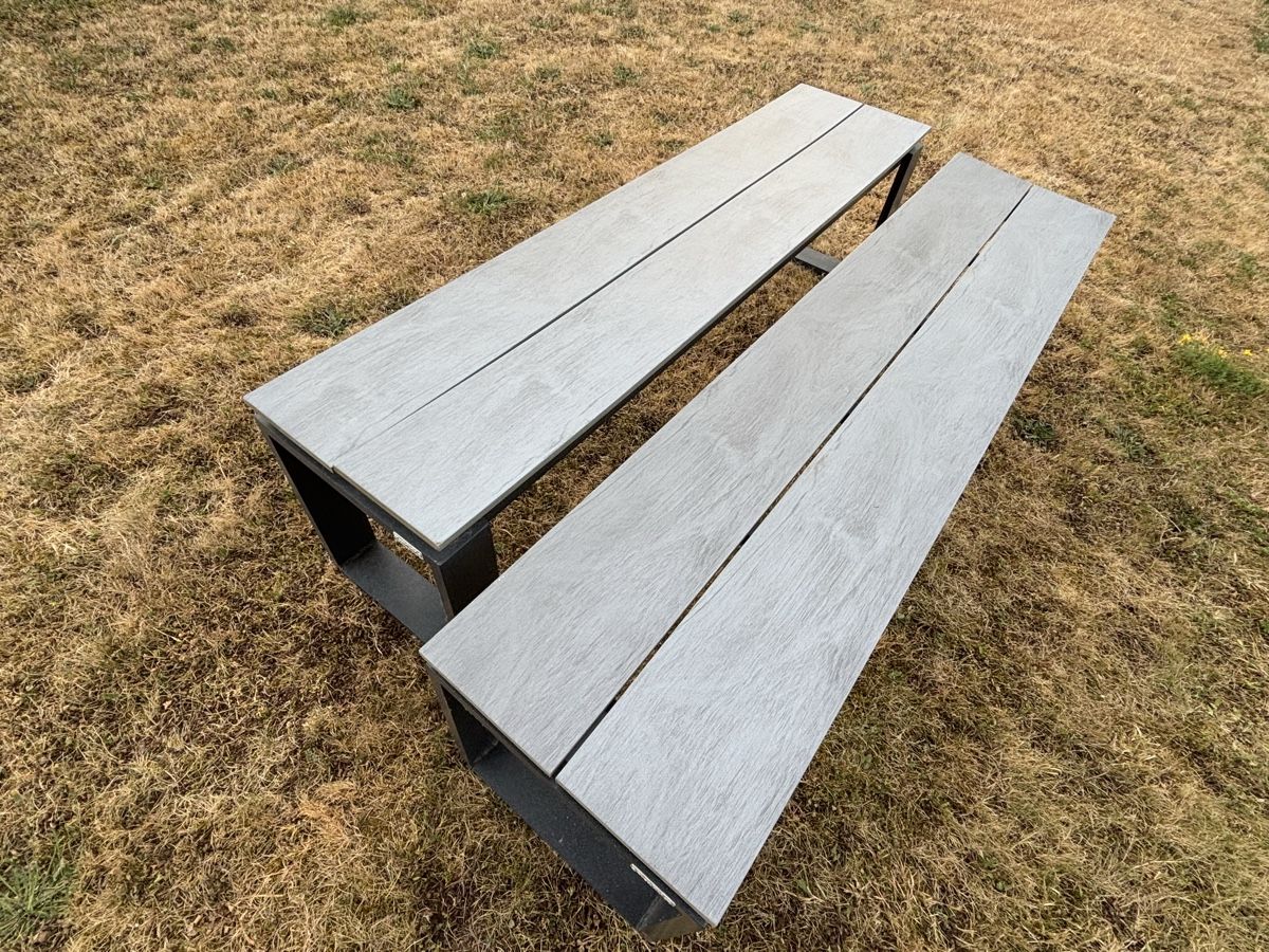 Bänke: Sitzbänke outdoor – Gebraucht aus Eiken von cha_jx9k