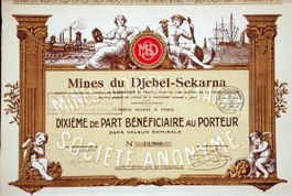 Mines du Djebel-Sekarna SA, Paris - 1925