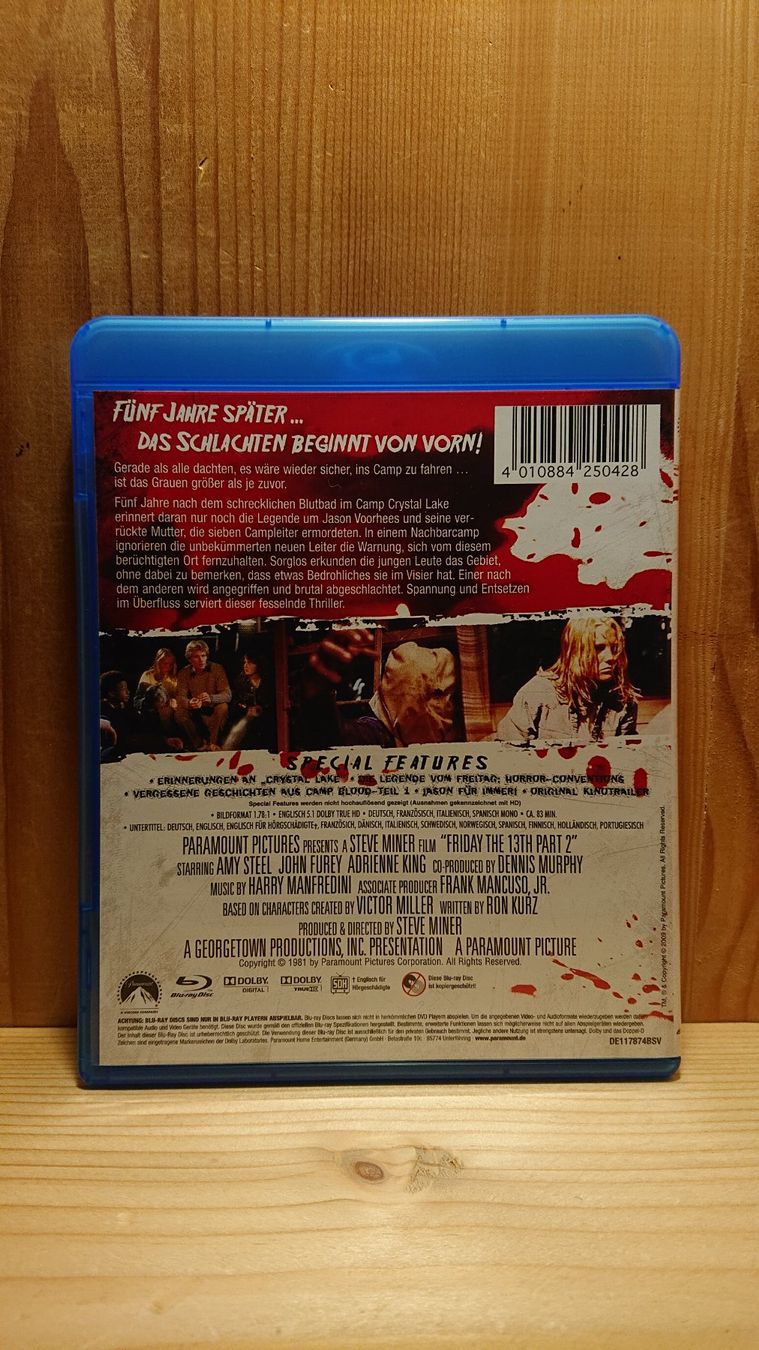 Tutti i DVDs: FREITAG, DER 13. Teil 2 auf Blu-Ray Special Edition – Usato da Wilderswil venduto da Exebub 1