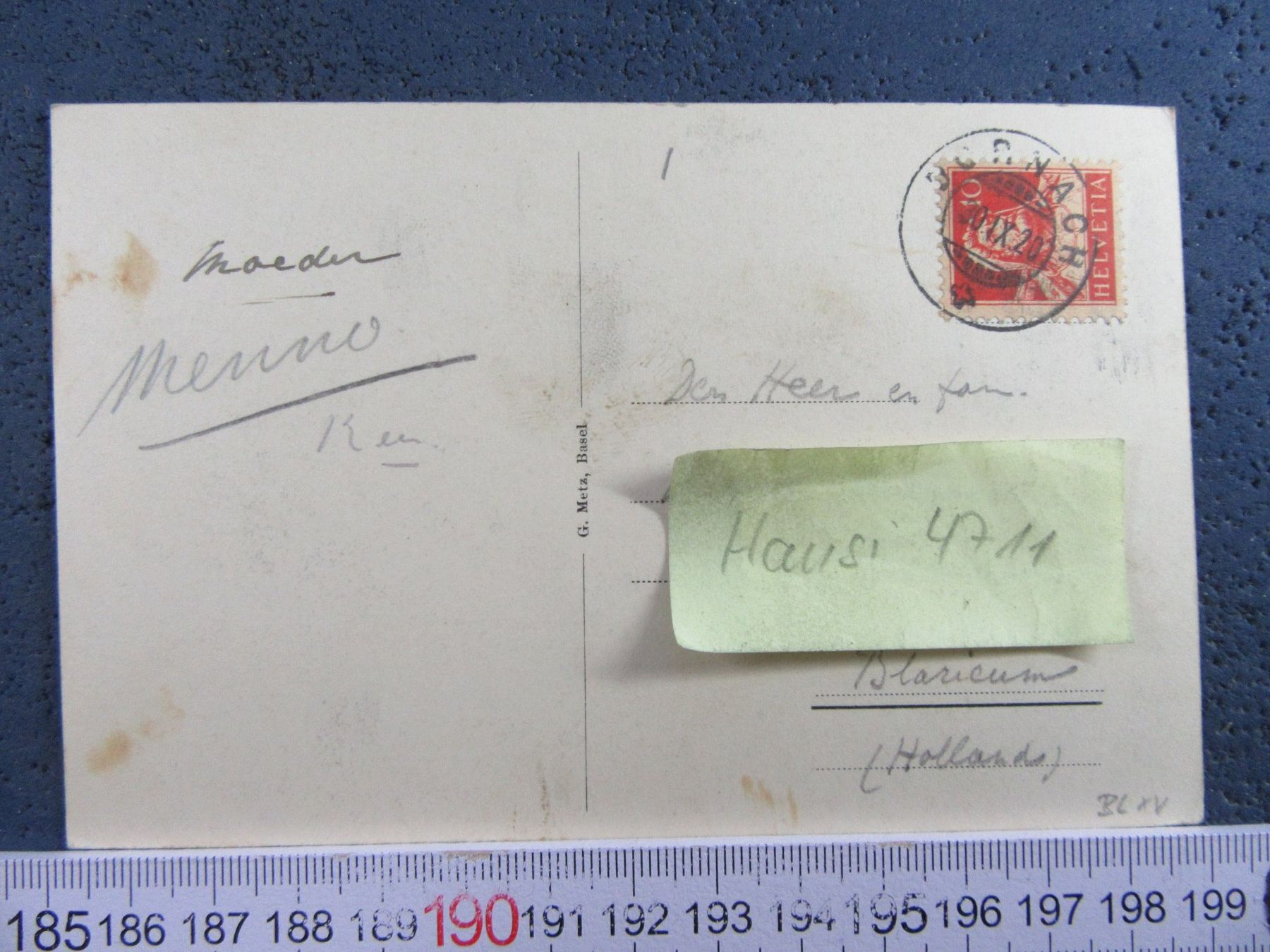 Ansichtskarten: ARLESHEIM BL-AK 1920 GENERALANSICHT – Gebraucht aus Ettingen von Hausi4711 1
