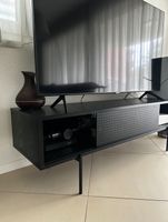 Schwarzes TV-Möbel, schwarz