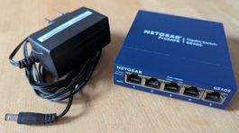 Netgear Gigabit Switch GS105 mit Netzteil gebraucht