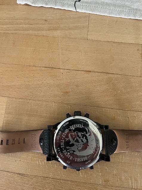 Coole Diesel Herrenuhr DZ7411 Chronograph Lederarmband sc... 2