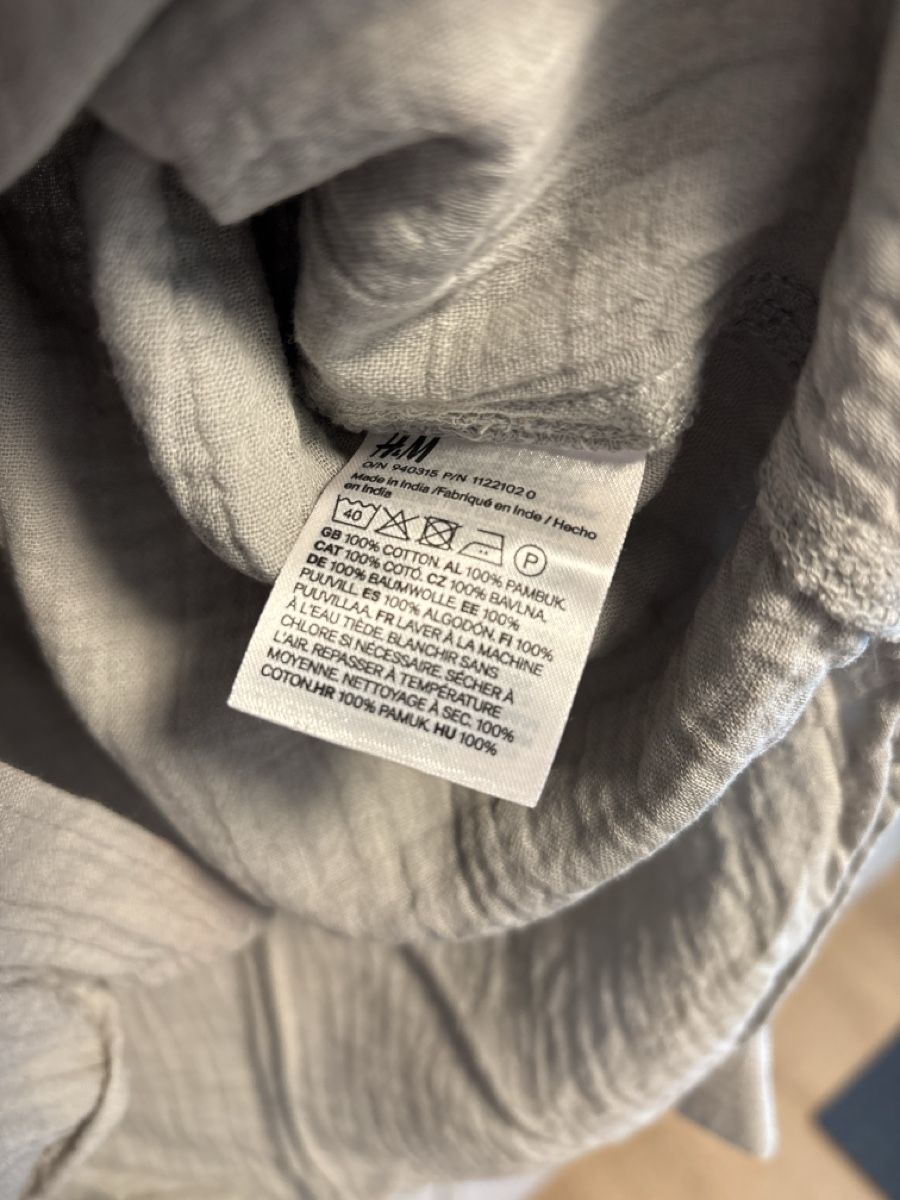 H&M Camicette: H&M Bluse, XL, Hellgrau-grün – Nuovo (secondo la descrizione) da Adliswil venduto da ninotschka7 3