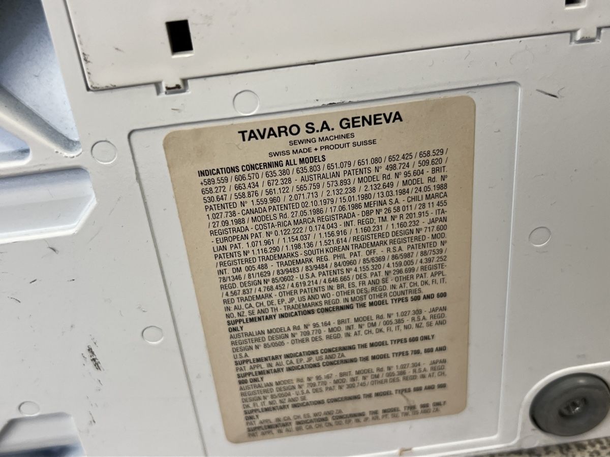 Elna Nähmaschinen: Machine à coudre Elna Club Computer Type 500 – Gebraucht aus Genève von Leboucheoreilles 7