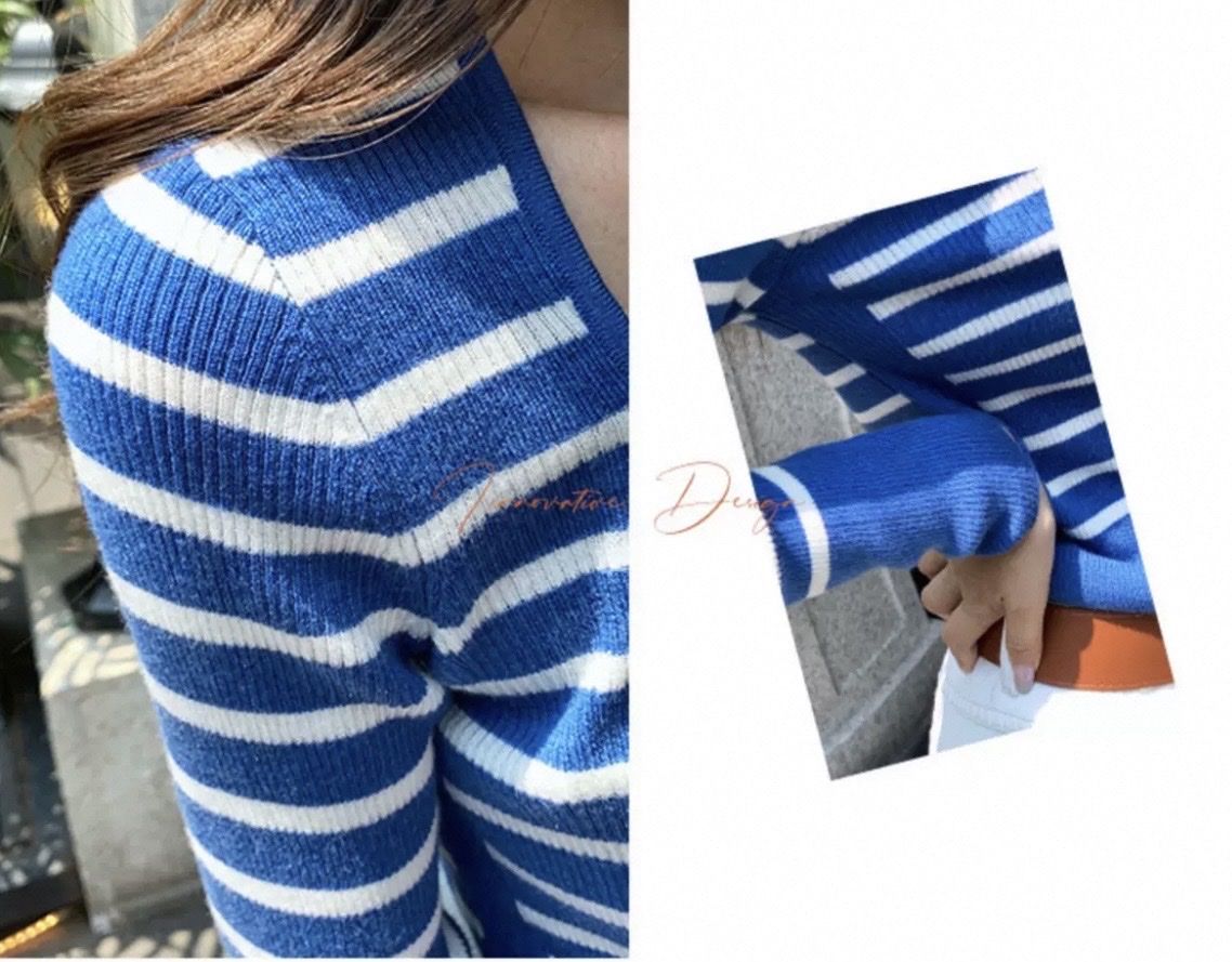 Maglioni & Felpe: Wool blend  Striped Long Sleeves sweater M – Nuovo (secondo la descrizione) da Basel venduto da 550_ckp6 4