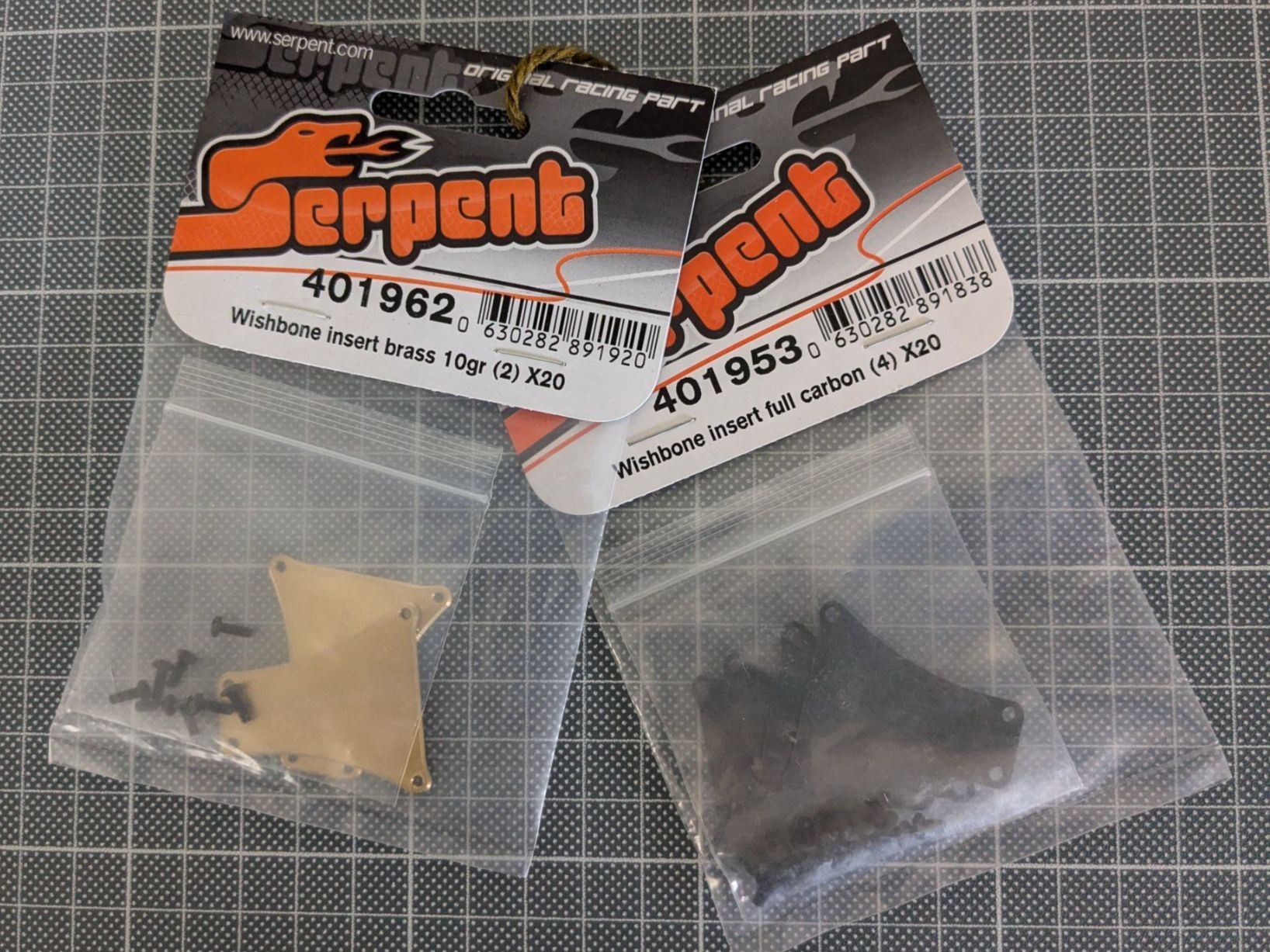 Serpent Modellismo RC: Serpent 401962 + 401953 for X20 – Nuovo e nell'imballaggio originale da Bern venduto da ove_ztv2