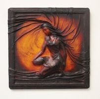 Oláh Sándor - Kniende Frauenfigur