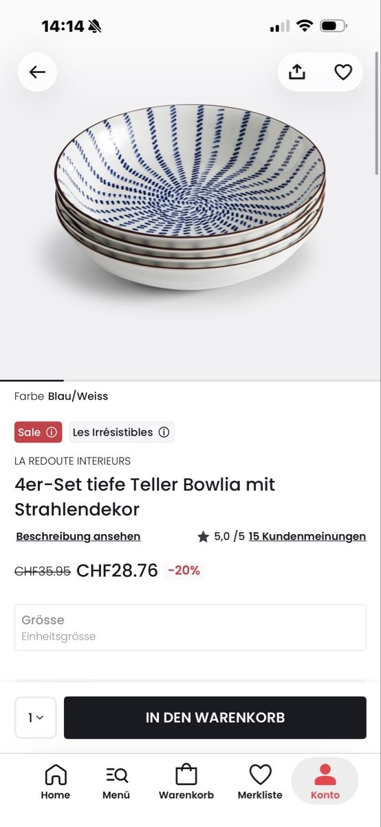La Redoute Geschirrsets: Tellerset von La Redout – Neu (gemäss Beschreibung) aus Oberbüren von dijbdn 5