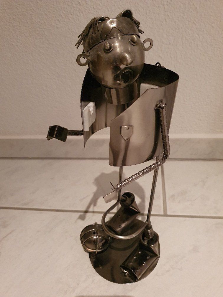 Statuette: Fussballer Weinflaschenhalter – Usato da Buttisholz venduto da sico20 3