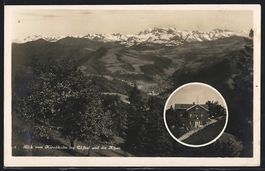 Hörnlikulm, Hotel Hörnlikulm, Blick in