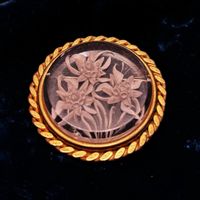 Vintage Edelweiss Brosche
