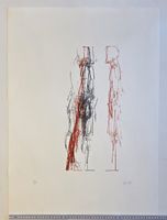 Paul Louis Meier 1950 Orig. Farblithografie handsigniert nr.
