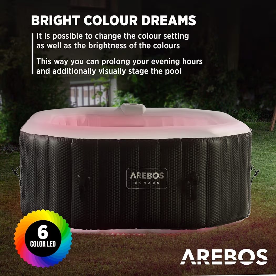 Bains à remous: Arebos Whirlpool ,, Monaco" – Défectueux à Nebikon par warendiscount 4