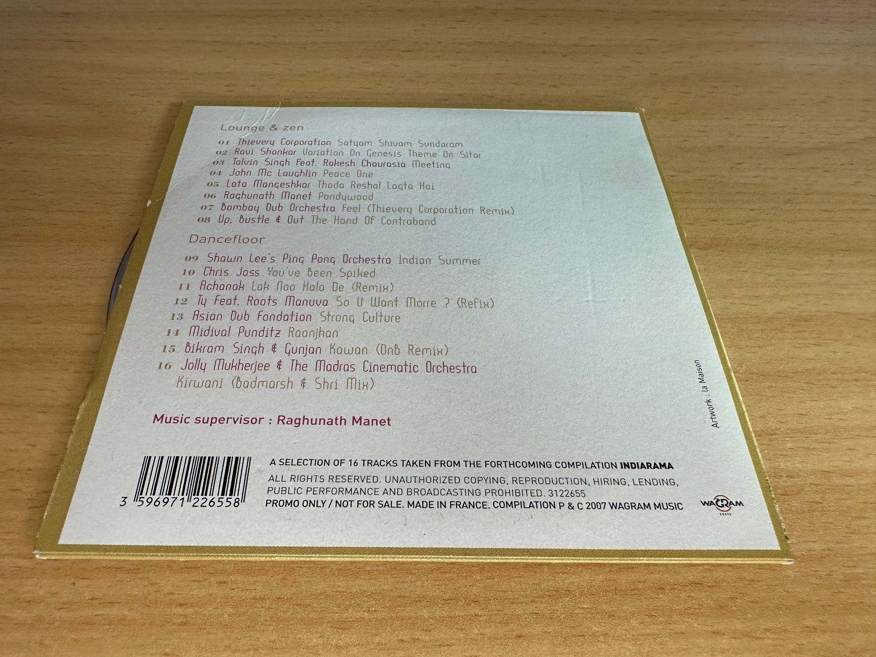 CD: Various – IndiaRama – Usato da Rikon im Tösstal venduto da Alpenmutz 1