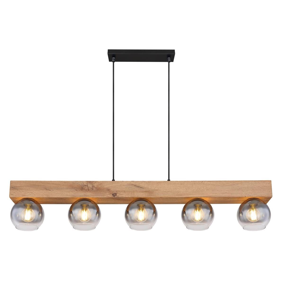 Lampadari & plafoniere: Pendelleuchte, Holzoptik, 115 cm x 15 cm – Nuovo (secondo la descrizione) da Kreuzlingen venduto da Smart-Light 2