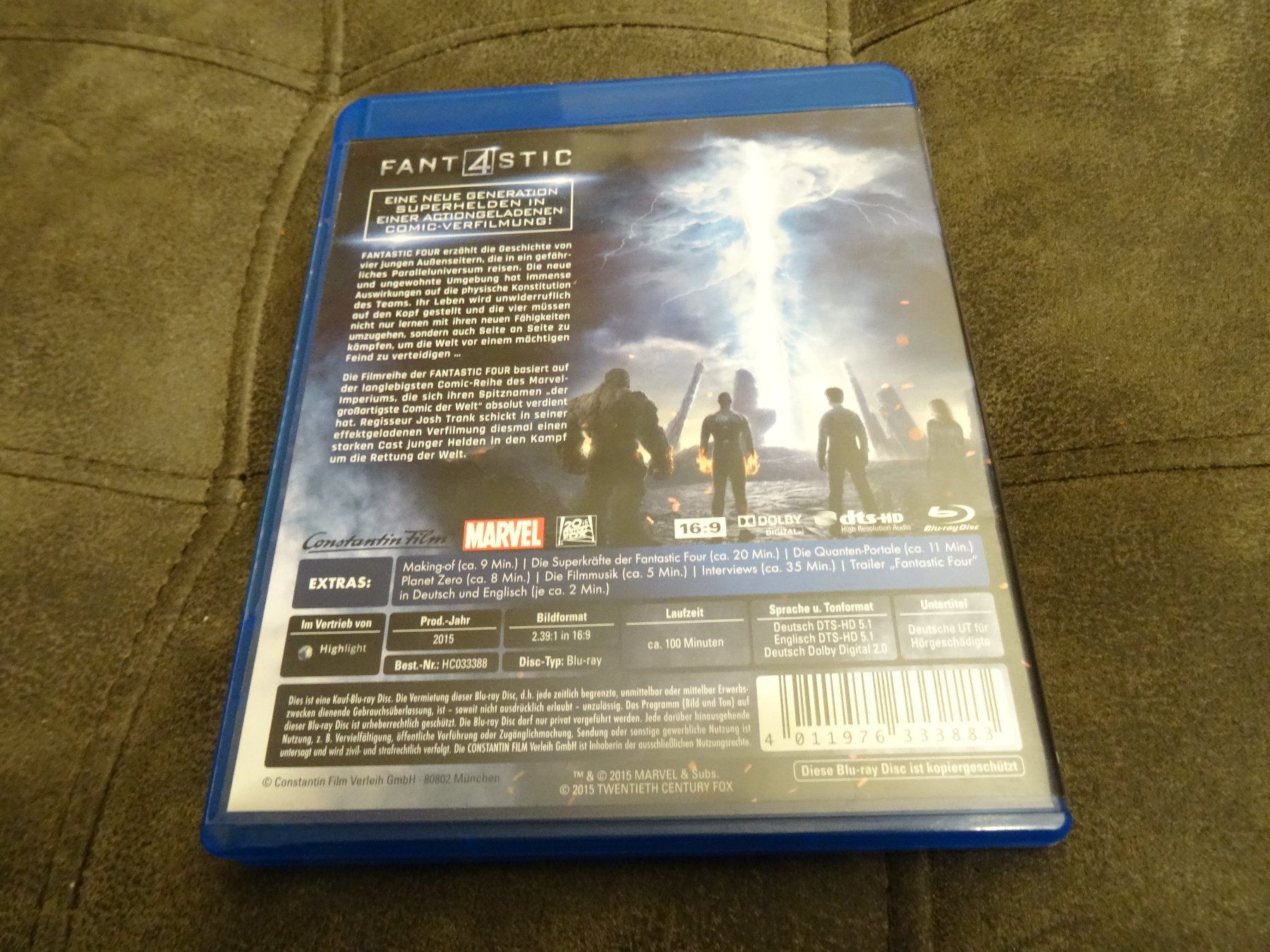 Tutti i DVDs: Fantastic 4 BLU-RAY – Usato da Olten venduto da Disc-Verkauf 2