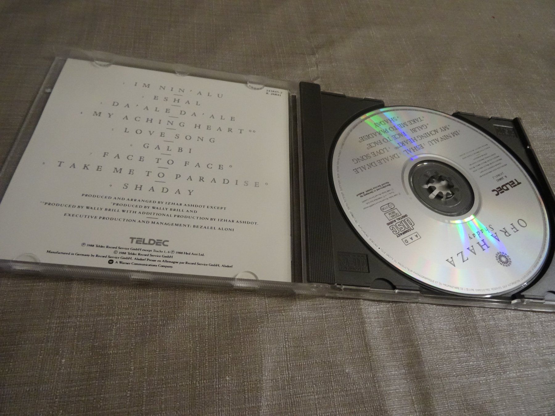 CD: Ofra Haza - Shaday - Oriental Pop-Mix CD – Usato da Olten venduto da Disc-Ausverkauf 1