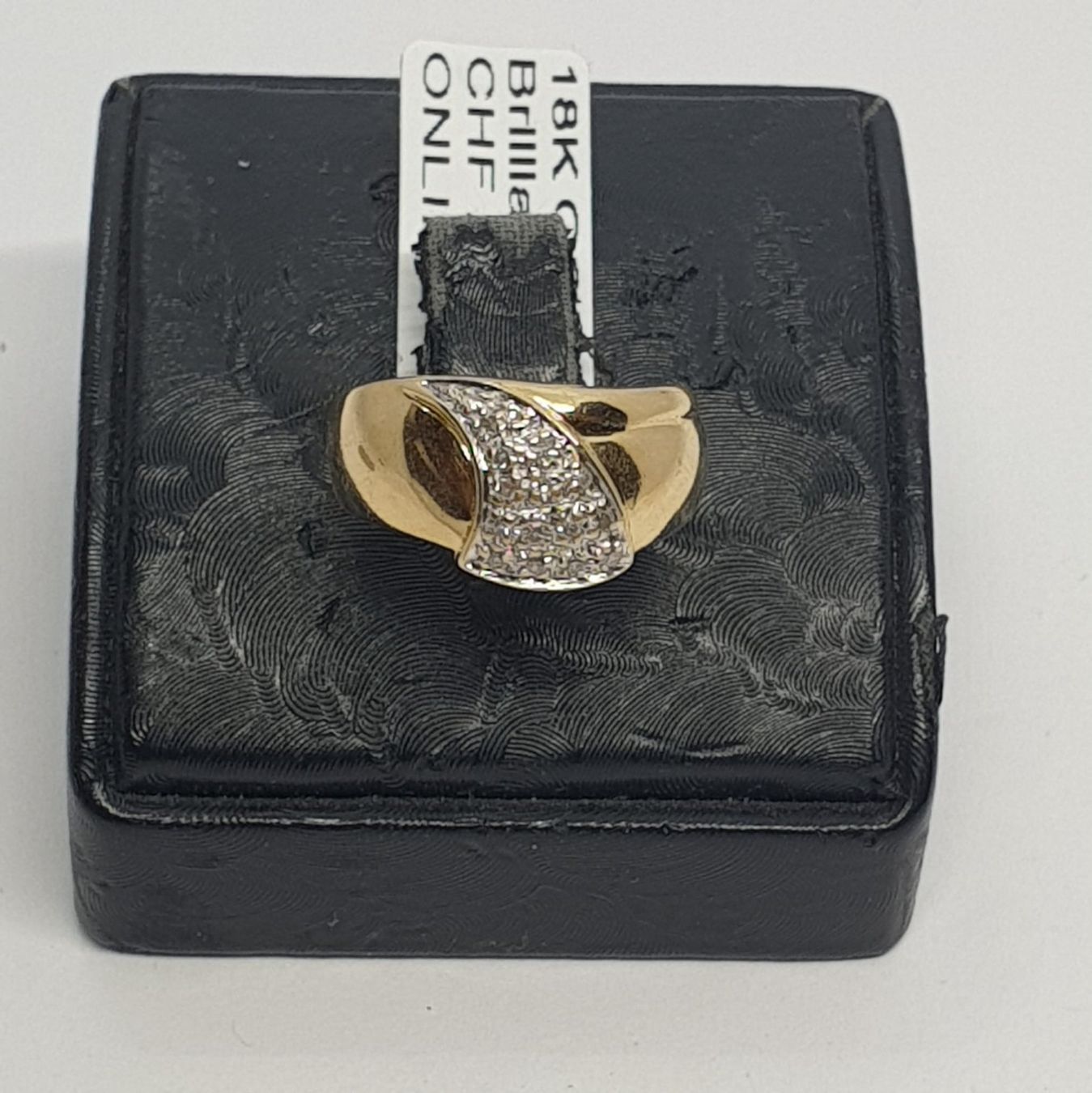 Ringe: Echt 18K Gold - Diamant Ring – Gebraucht aus Luzern von Goldhaus-Luzern