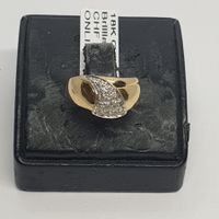 Echt 18K Gold - Diamant Ring