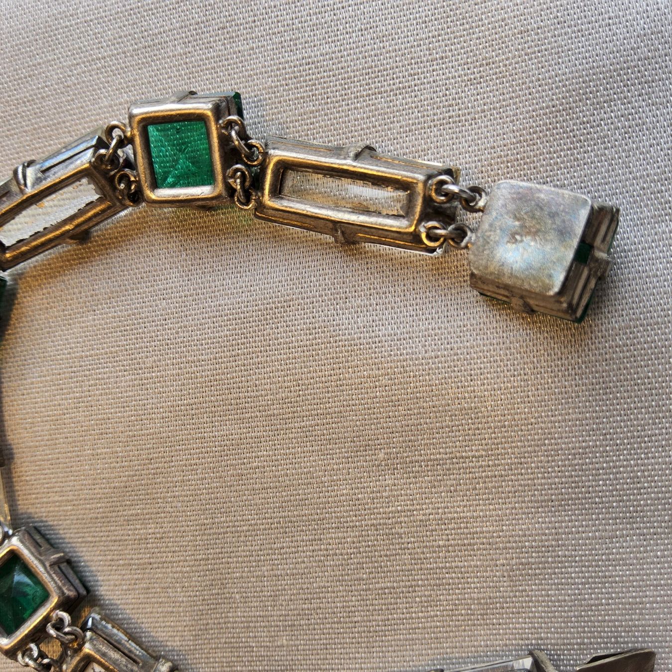 Altri gioielli: Art Déco Collier und Armband, ca 1910, Strass – Usato da Zürich venduto da helsan 8