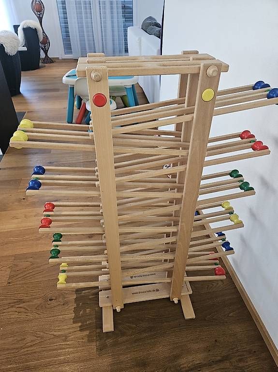 Spielzeuge: Doppel Kugelbahn 100 cm – Gebraucht aus Heiligkreuz (Mels) von Knorrin