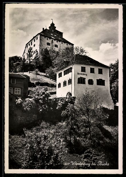 Cartoline postali: Werdenberg bei Buchs, Schloss und Häuse – Usato da Berlin venduto da bartko-reher
