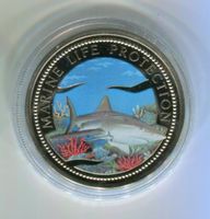 Farbmünze "Haie. 1 $. Palau 1999".