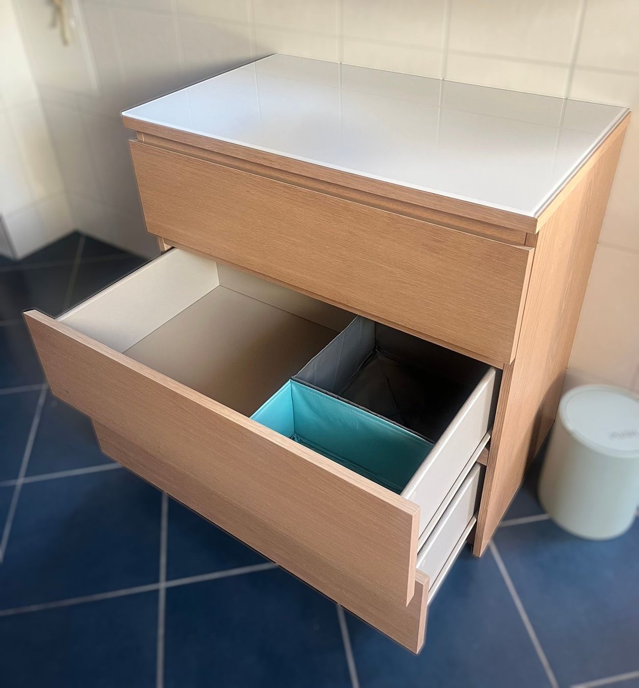 Ikea Cassettiere: 1x MALM Kommode mit 3 Schubladen, 80x78 cm – Usato da Beinwil am See venduto da sar_2ntk 2