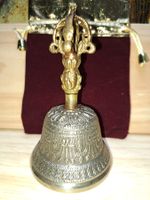 Cloche tibetaine en bronze 12.5 cm
