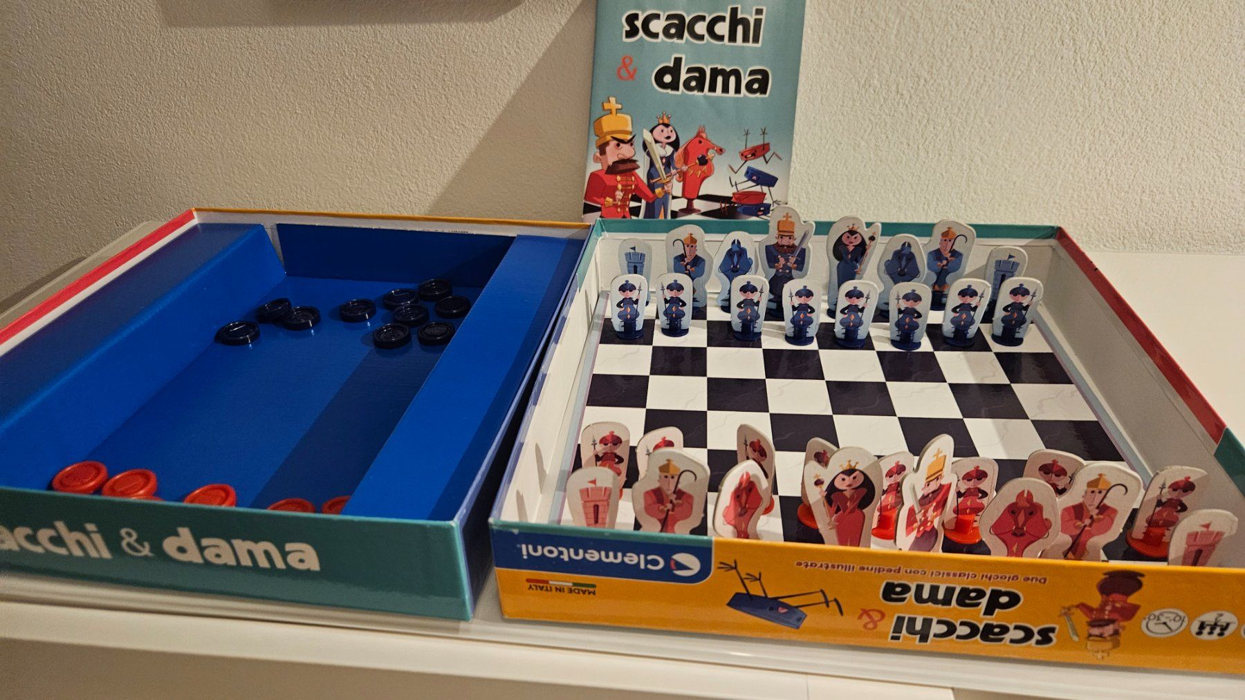 Clementoni Giochi: Giochi da tavolo "Scacchi e dama" – Usato da Melano venduto da H-Sara 2