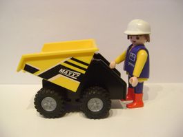 Playmobil - Bauarbeiter mit Muldenkipper
