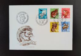 FDC Pro Juventute 1966 J215 - J219