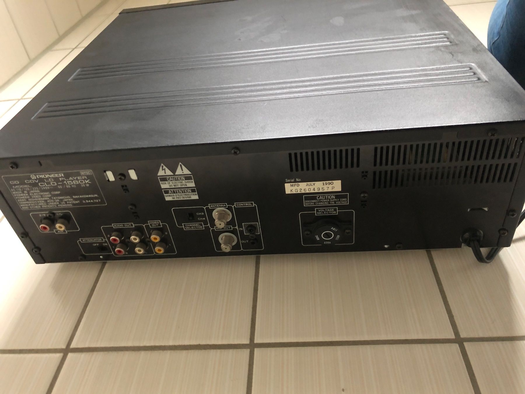 Laserdisc pioneer dans laserdiscs