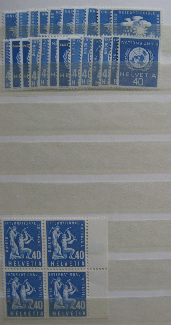 Alle Briefmarken: Ämtermarken aus den Jahren 1955 - 1963 postfrisch – Neu (gemäss Beschreibung) aus Frauenfeld von Interessent1 4