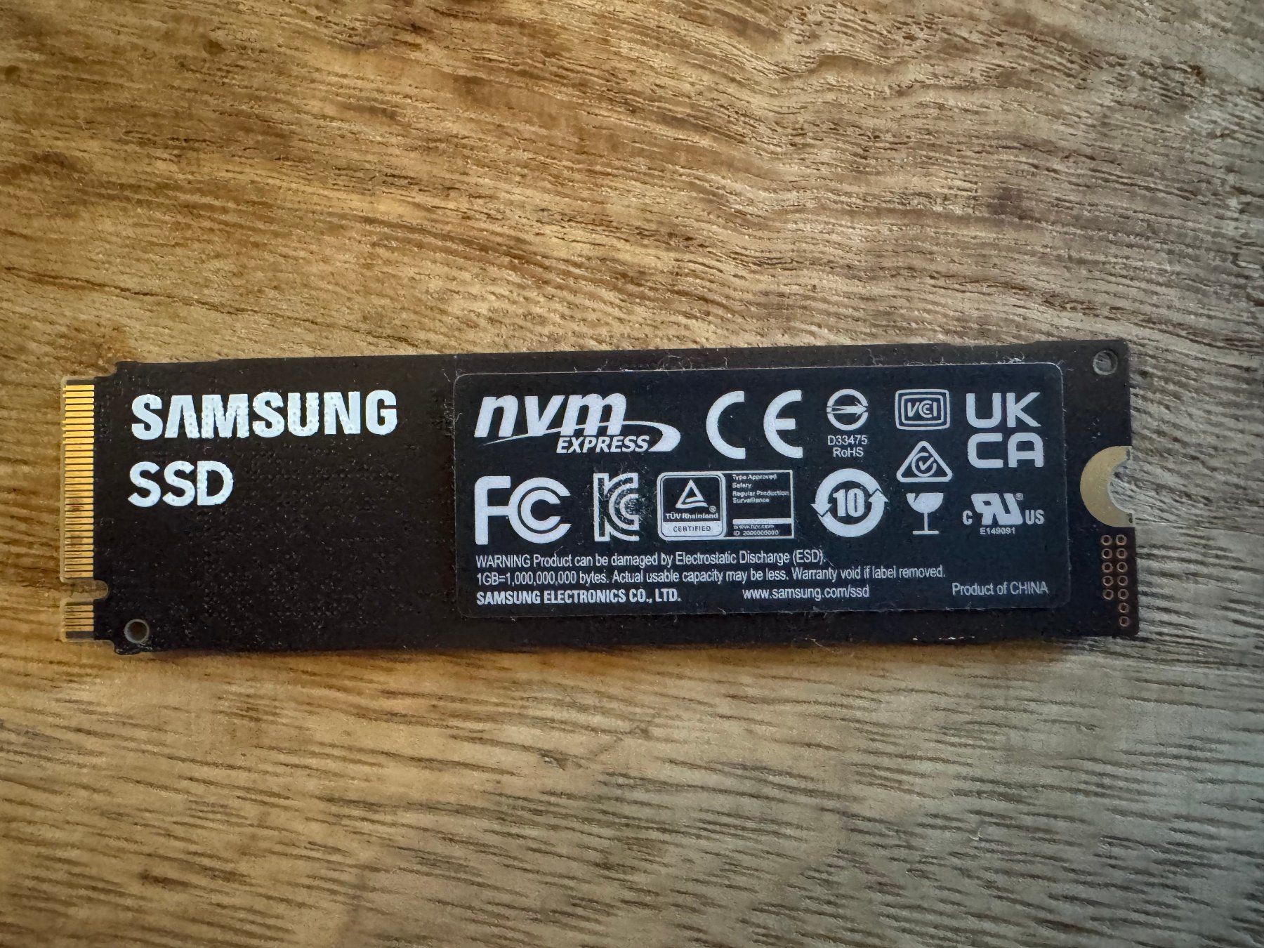 PCs: Samsung 980 PRO 1TB NVMe SSD M.2 – Gebraucht aus Uitikon Waldegg von ioa_655y 1