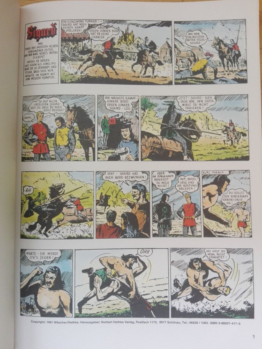 Fumetti: Sigur  (Nr.1) - Hongo, der Teufel      > Hethke Comic < – Usato da St. Gallen venduto da elkapone 2