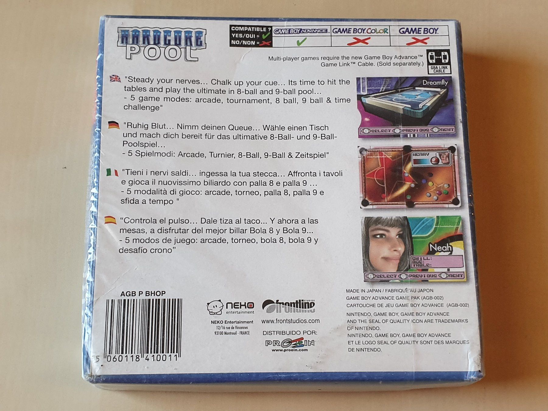 Nintendo Jeux: Hardcore Pool neu und ovp – Neuf avec emballage d'origine à Stansstad par collectorsshop 1